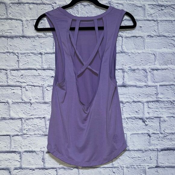 GOLD'S GYM purple tank top athletic active wear XS - Picture 9 of 11